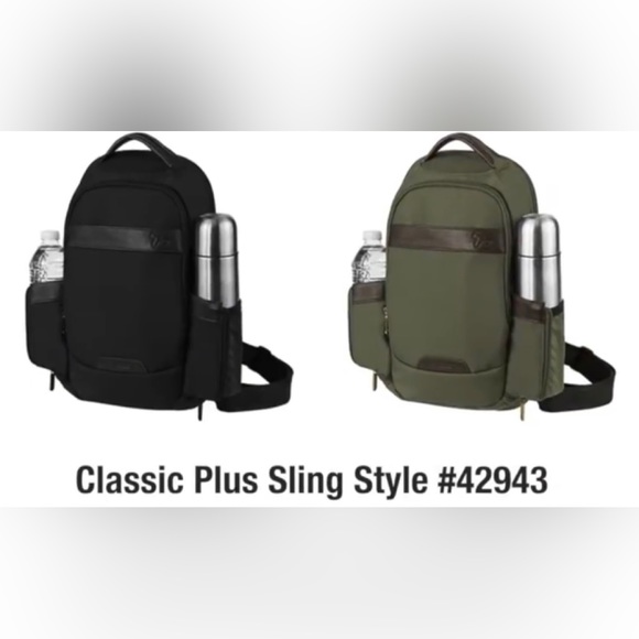 $110 EUC Black Travelon UNISEX Anti Theft Classic Plus Sling Backpack Bag UNISEX - Picture 2 of 13